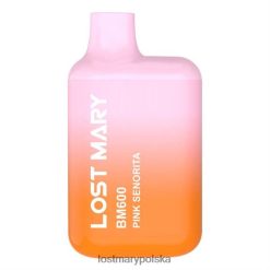 LOST MARY Cena - Jednorazowy waporyzator Lost Mary Bm600 różowa seniorita L4FV128