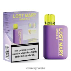 LOST MARY Cena - jednorazowy waporyzator Lost Mary DM600 x2 niebieska lemoniada razz L4FV188