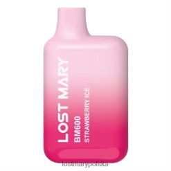 LOST MARY Flavours - Jednorazowy waporyzator Lost Mary Bm600 lód truskawkowy L4FV144