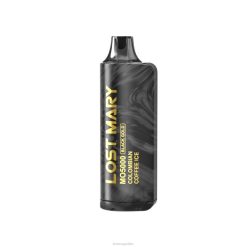 LOST MARY mo5000 czarne złoto jednorazowe 10ml LOST MARY Vape Flavours D6LB2 kolumbijska kawa