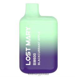 LOST MARY Online - Jednorazowy waporyzator Lost Mary Bm600 czarna porzeczka, jabłko L4FV135