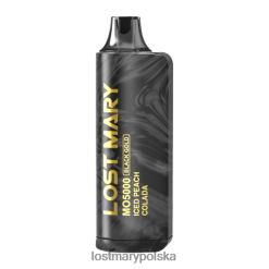 LOST MARY Online - Lost Mary Mo5000 w wersji z czarnego złota mrożona kolada brzoskwiniowa L4FV95
