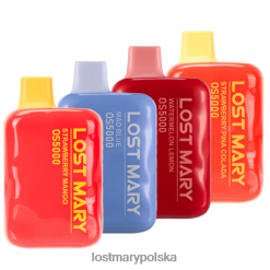 LOST MARY Online - zagubiony próbnik Mary Os5000 mad blue/truskawkowa pinacolada/arbuz cytrynowy/truskawkowe mango L4FV45