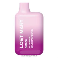 LOST MARY Opinie - Jednorazowy waporyzator Lost Mary Bm600 jagoda kwaśna malina L4FV136