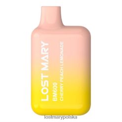 LOST MARY Opinie - Jednorazowy waporyzator Lost Mary Bm600 lemoniada wiśniowo-brzoskwiniowa L4FV126