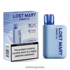 LOST MARY Opinie - jednorazowy waporyzator Lost Mary DM600 x2 lód alpejski L4FV186