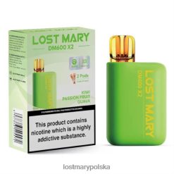 LOST MARY Polska - jednorazowy waporyzator Lost Mary DM600 x2 kiwi, marakuja, gujawa L4FV193