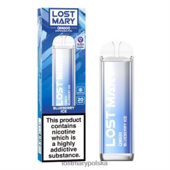 LOST MARY Vape - jednorazowy waporyzator Lost Mary QM600 lód jagodowy L4FV157