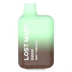 LOST MARY Vape Opinie - Jednorazowy waporyzator Lost Mary Bm600 tytoń miętowy L4FV130