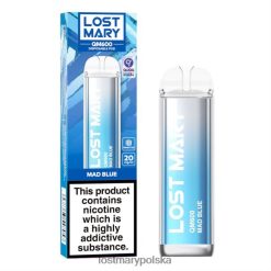 LOST MARY Vape Opinie - jednorazowy waporyzator Lost Mary QM600 szalony niebieski L4FV160