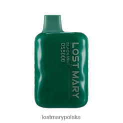 LOST MARY Vape Opinie - zgubiłem Mary Os5000 czarna mięta L4FV10