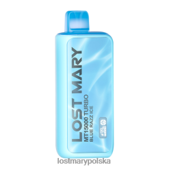 LOST MARY Vape Opinie - zgubiłem turbosprężarkę Mary Mt15000 niebieski razz lód L4FV100