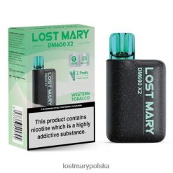 LOST MARY Vape Polska - jednorazowy waporyzator Lost Mary DM600 x2 zachodni tytoń L4FV201