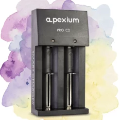 Apexium PRO C2 Charger ładowarka do vape dwukanałowa 1A