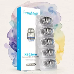 FreeMax Maxluke Grzałki SS904L Mesh - Zestaw 5 sztuk